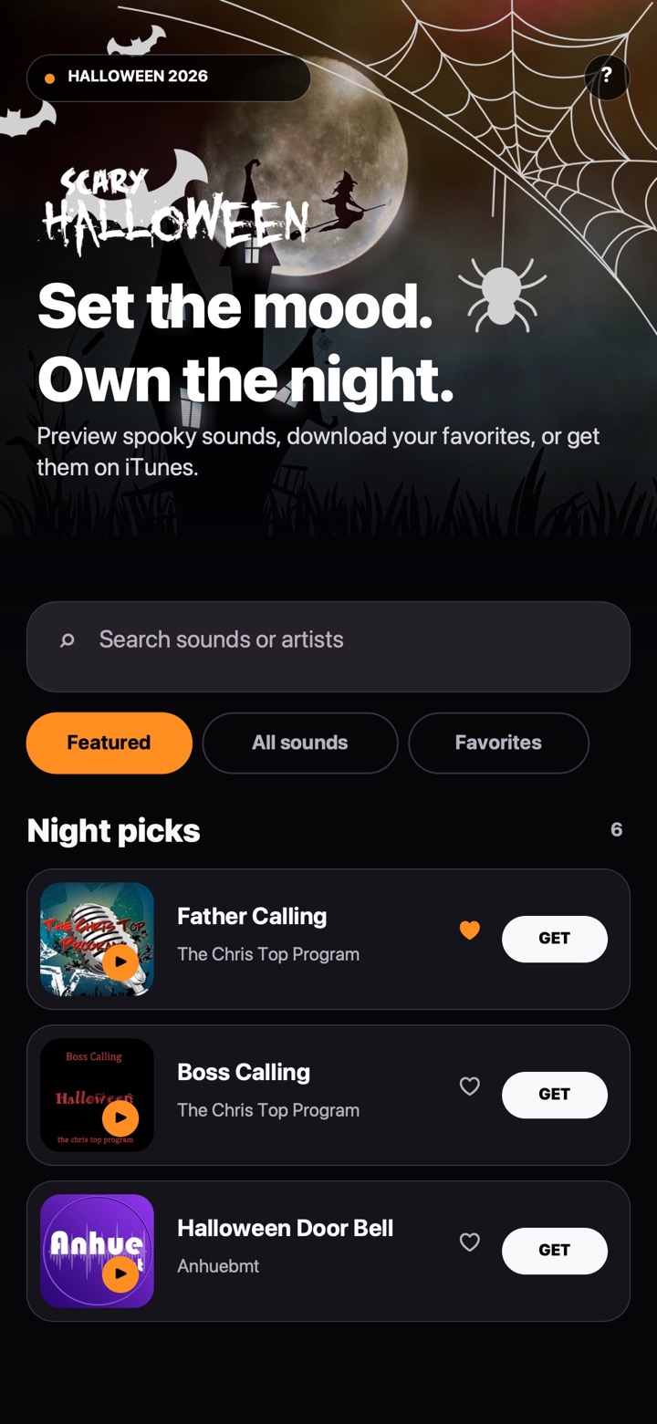 Halloween Ringtones catalog